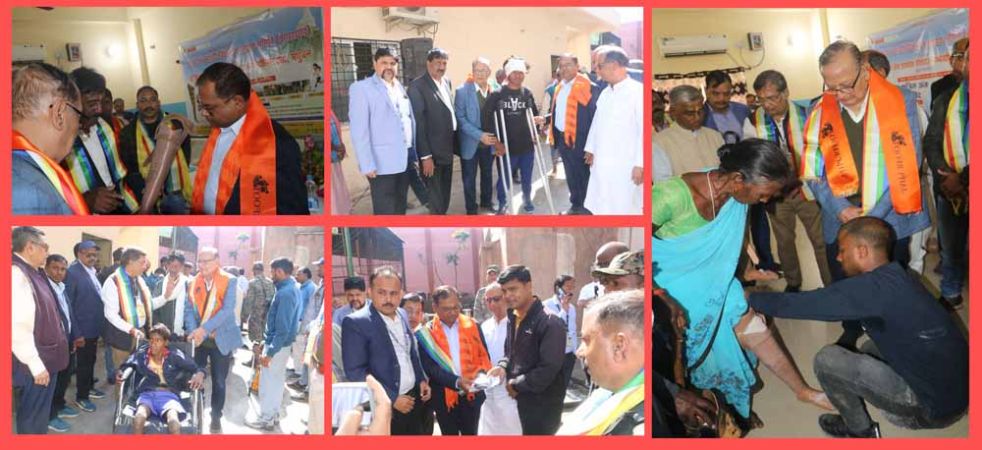 ट्रस्ट ने किया निःशुल्क कृत्रिम अंग प्रत्यारोपण शिविर का आयोजन