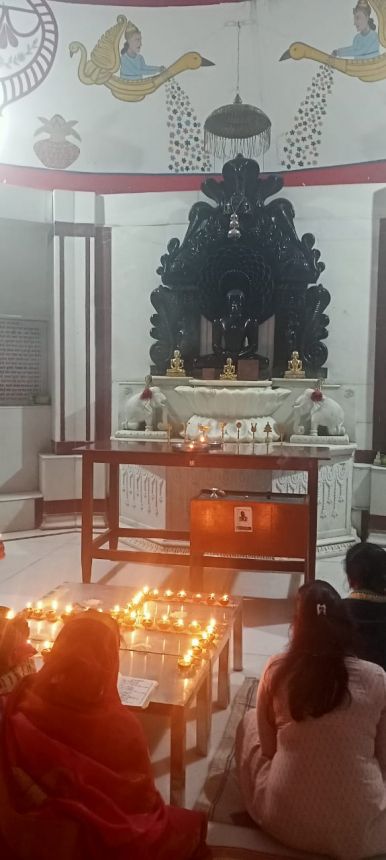 ट्रस्ट के कलश मंदिर में भगवान महावीर के मोक्ष कल्याणक एवम गौतम स्वामी के केवल ज्ञान कल्याणक महोत्सव