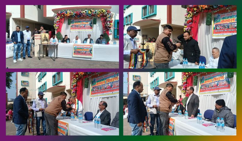 सेवा और संवेदना की मिसाल: पीरटांड़ में शाश्वत ट्रस्ट ने बांटे 800 कंबल